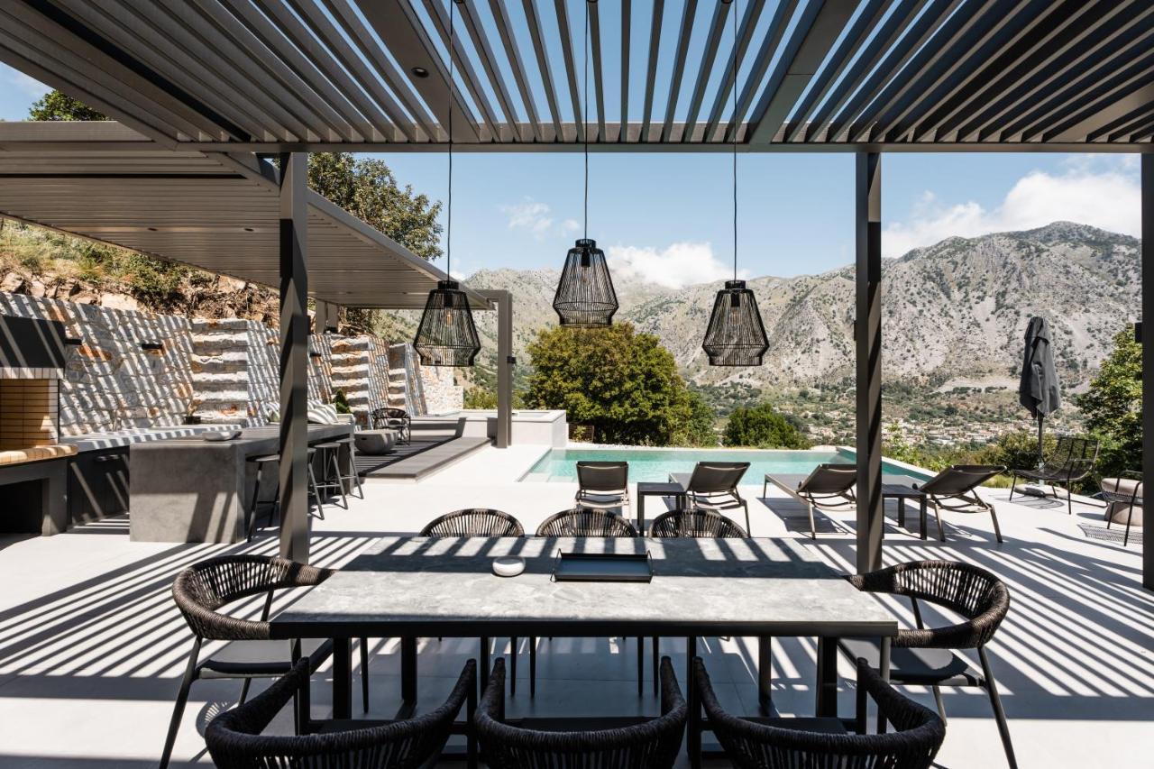 Eumelia Iconic Villa, With Heated Pool & Whirlpool, By Thinkvilla Asi Gonia Kültér fotó