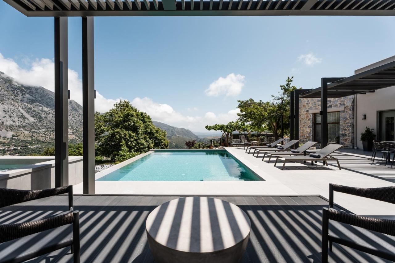 Eumelia Iconic Villa, With Heated Pool & Whirlpool, By Thinkvilla Asi Gonia Kültér fotó